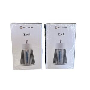 Buzz-B-Gone ZAP Bug Mosquito Zapper 360 Portable LED Light Lot of 2 Brand New